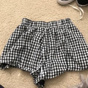 Gingham shorts
